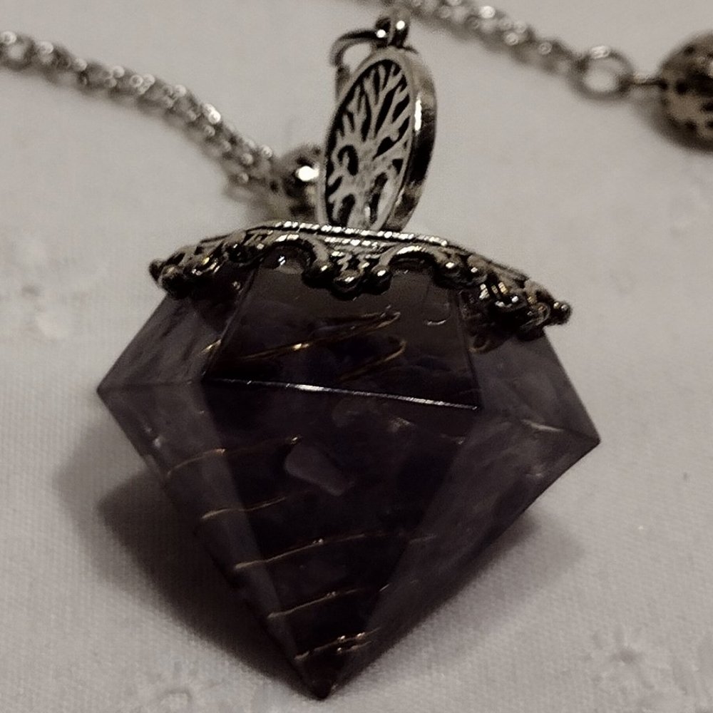 Obsidian Dowsing Divination Pendulum - Picture 3 of 3